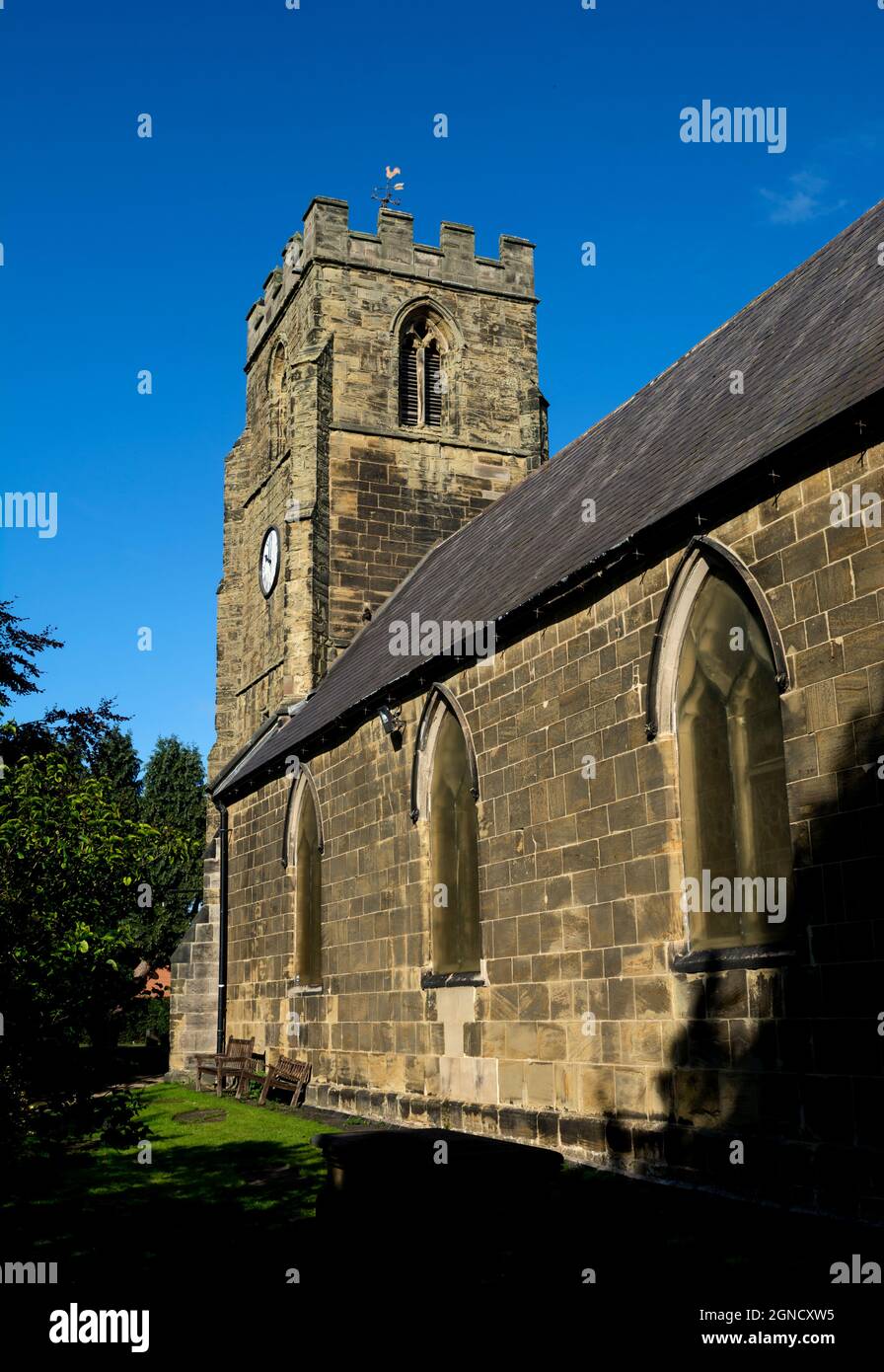 St. Peter`s Church, Drayton Bassett, Staffordshire, England, Großbritannien Stockfoto